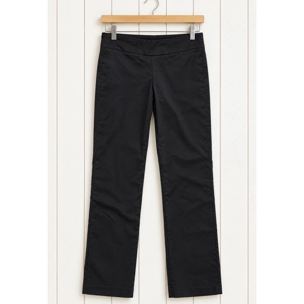 J.McLaughlin Masie Pants Women's 4 Black Slim Straight Stretch Minimalist